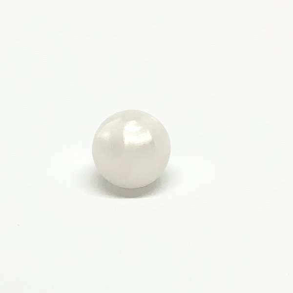 Silikonperle rund 12mm perl-weiß