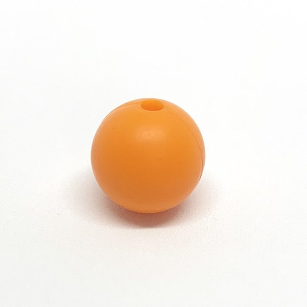 Silikonperle rund 15mm orange