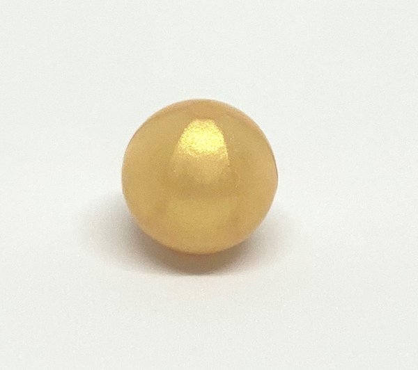 Silikonperle rund 15mm perl-gold