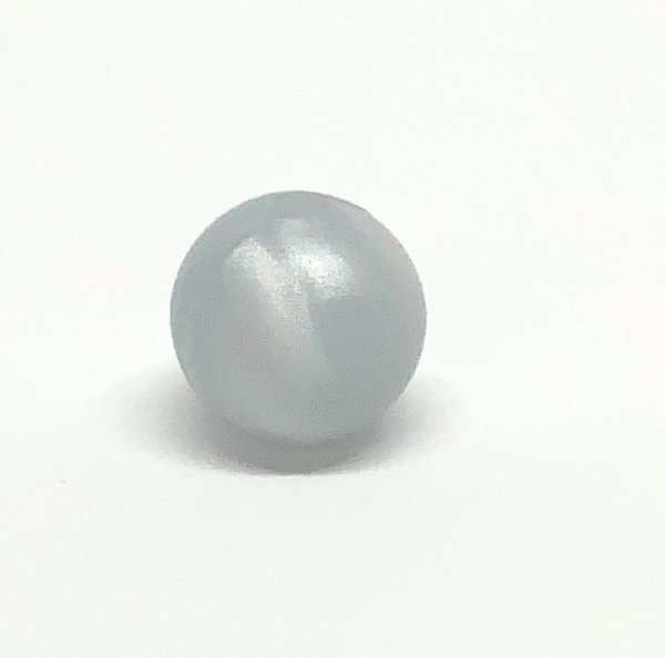 Silikonperle rund 15mm perl-silber