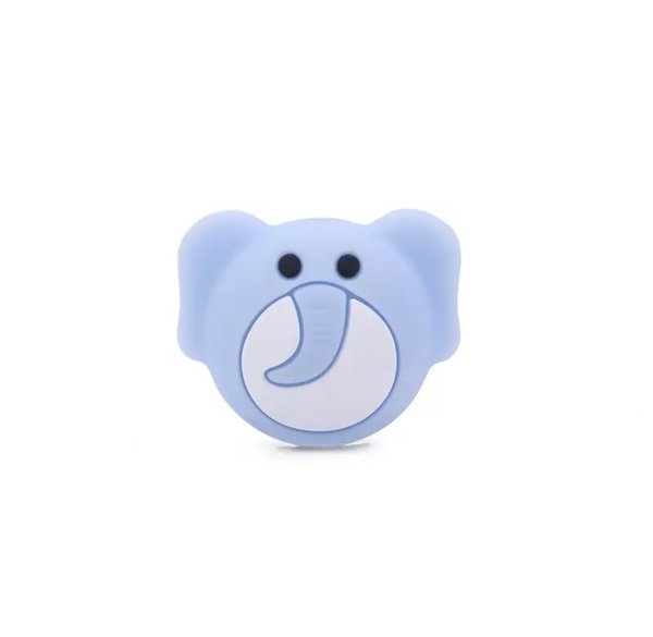 Motivperle Elefant baby-blau