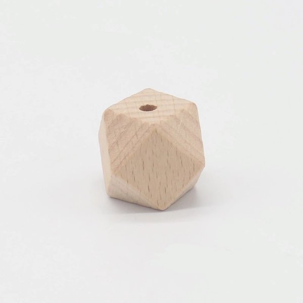 Holz-Hexagon-Perle 20mm