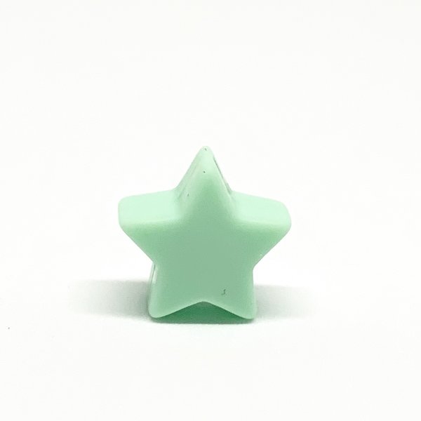 Motivperle Mini-Stern mintgrün