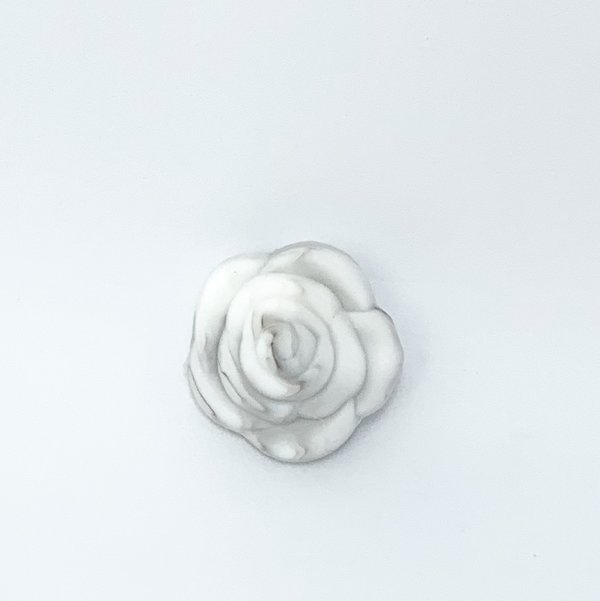 Motivperle Rose klein marmor