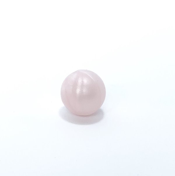 Silikonperle rund 15mm perl-rosa