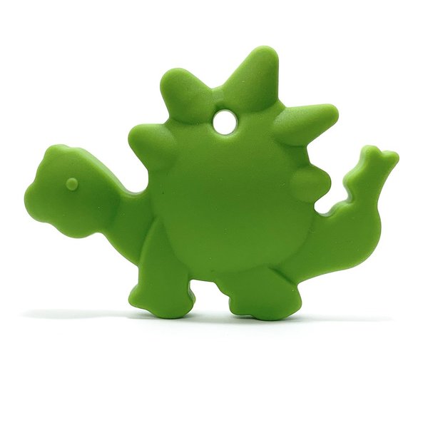 Beißanhänger Dino gras-grün