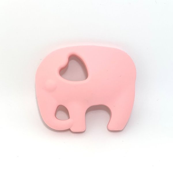 Beißanhänger Elefant 2 candy-rosa