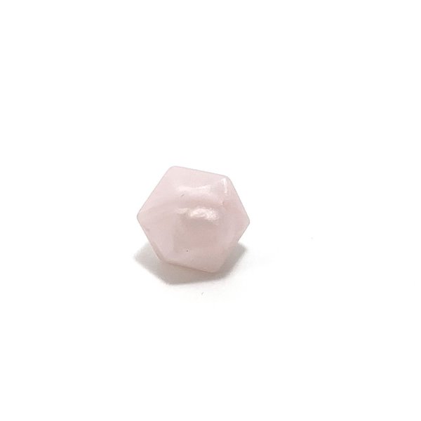 Silikon Icosahedron-Perle 14mm perl-rosa