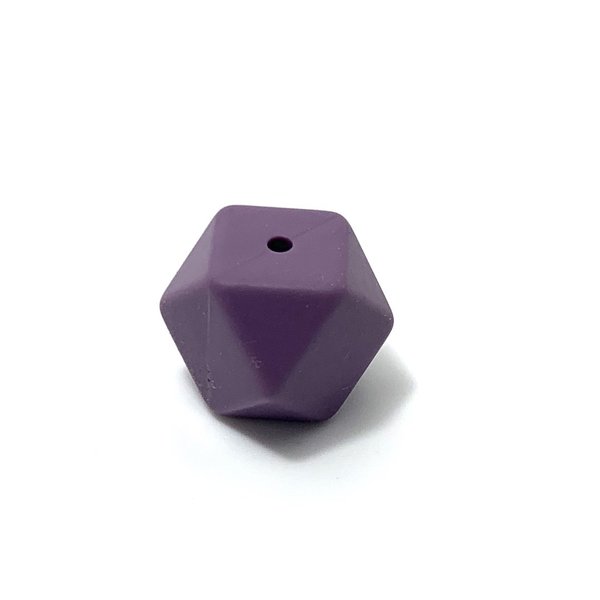 Silikon Hexagon-Perle 17mm traube