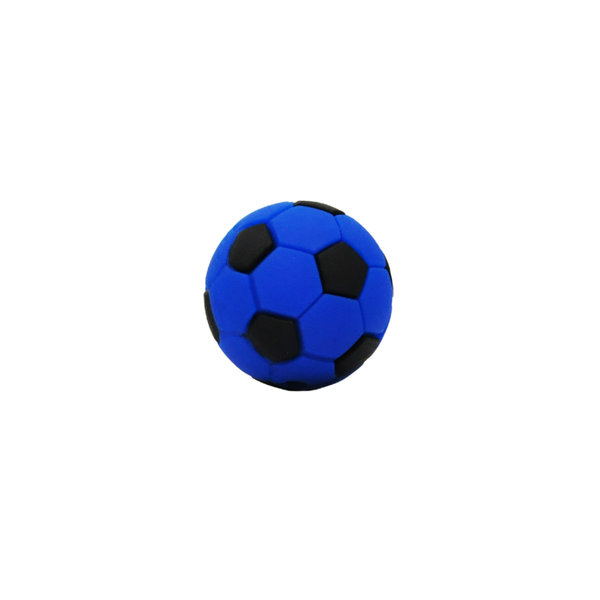 Motivperle Fußball 2 dunkelblau