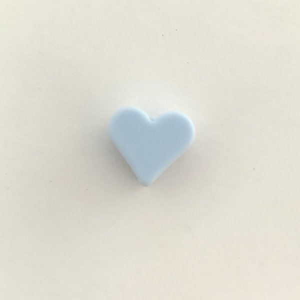 Motivperle Mini-Herz baby-blau