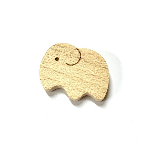 Holz Motivperle Elefant